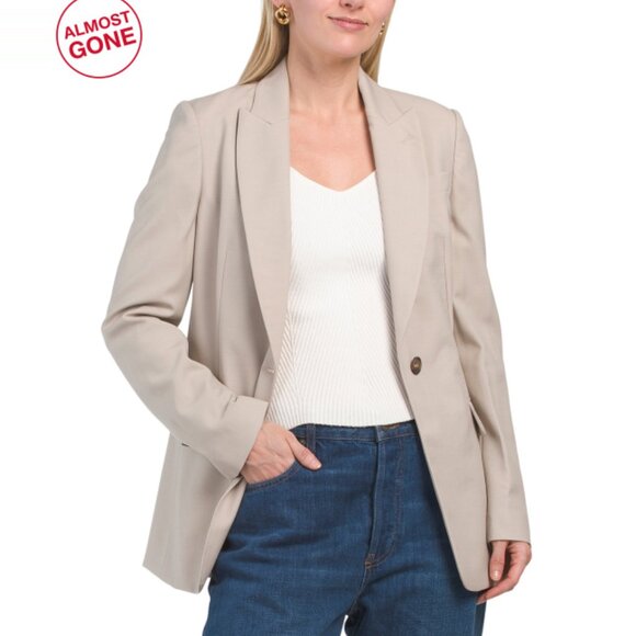 BRUNELLO CUCINELLI Jackets & Blazers - BRUNELLO CUCINELLI Feather Made In Italy Virgin Wool Blend Jacket